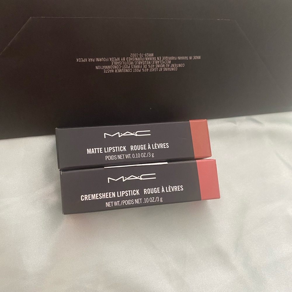 2 Mac lipsticks brand new